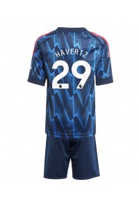 Arsenal Kai Havertz #29 Jalkapallovaatteet Lasten Vieraspeliasu 2025-26 Lyhythihainen (+ Lyhyet housut)